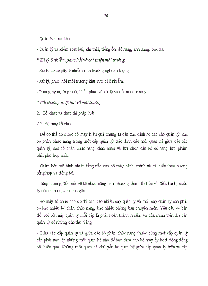 image for page Tăng cường quản lý môi trường thành phố vĩnh yên trong quá trình đô thị hoá