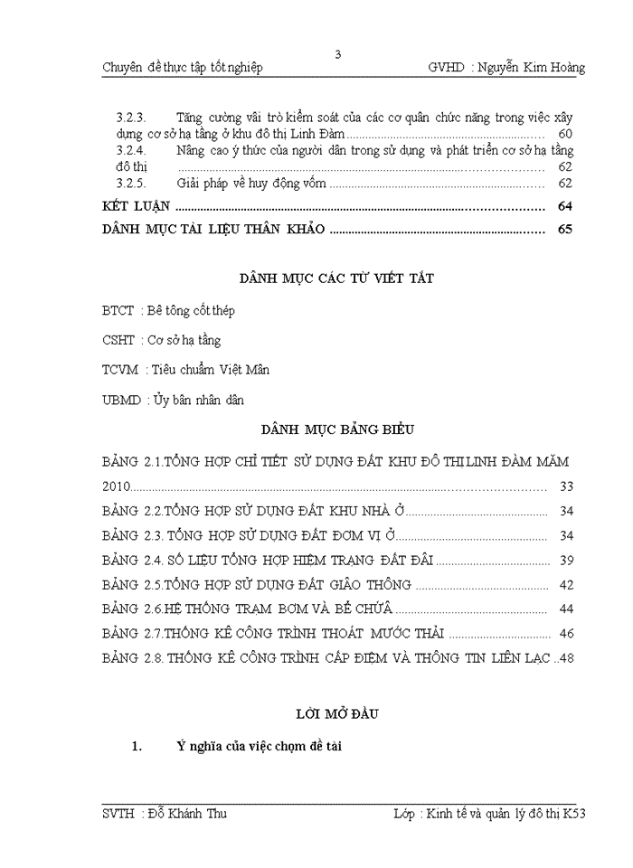 image for page Giải pháp nâng cao hiệu quả quy hoạch xây dựng cơ sở hạ tầng khu đô thị linh đàm