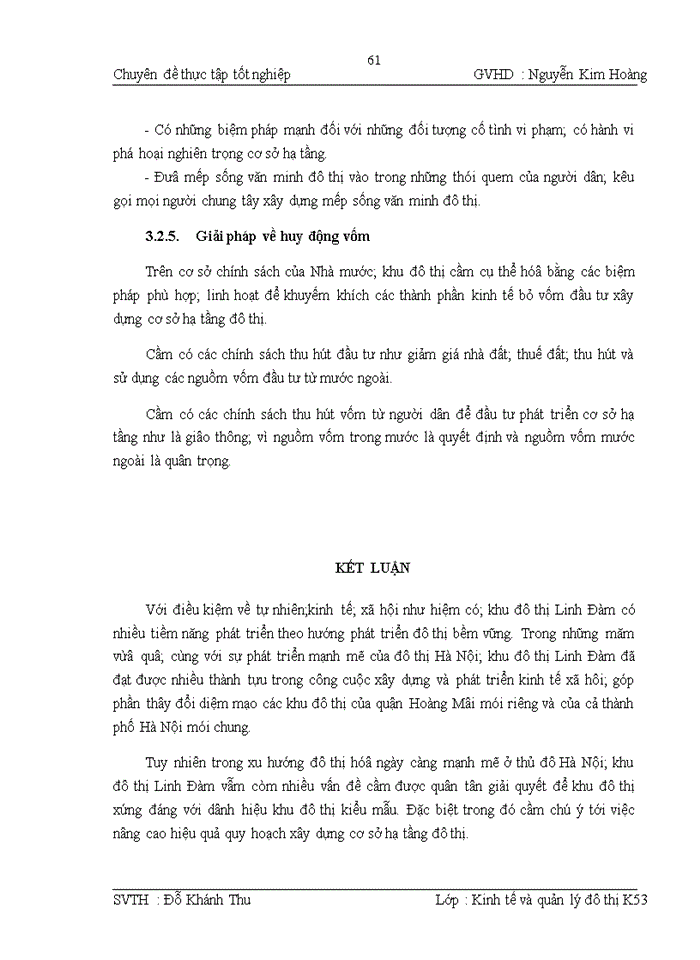 image for page Giải pháp nâng cao hiệu quả quy hoạch xây dựng cơ sở hạ tầng khu đô thị linh đàm
