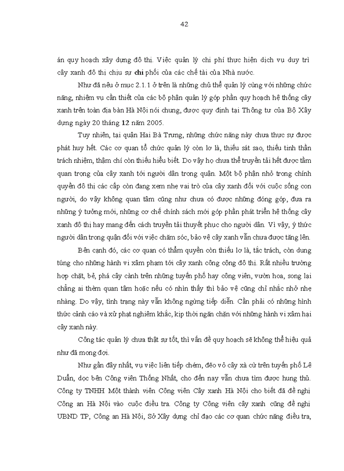 image for page Thực trạng quản lý hệ thống cây xanh trên địa bàn quận hai bà trưng, thành phố hà nội