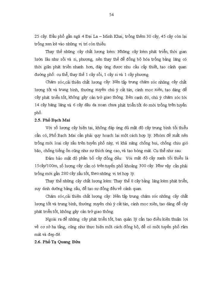 image for page Thực trạng quản lý hệ thống cây xanh trên địa bàn quận hai bà trưng, thành phố hà nội