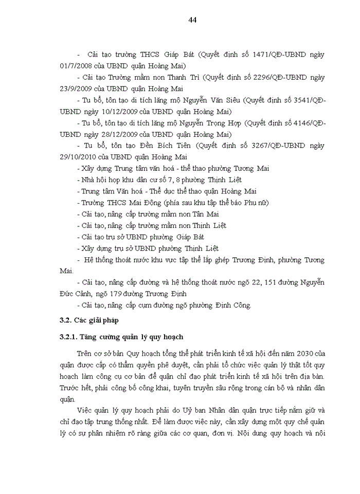 image for page Phát triển cơ sở hạ tầng kỹ thuật đô thị theo hướng bền vững trên địa bàn quận hoàng mai, thành phố hà nội