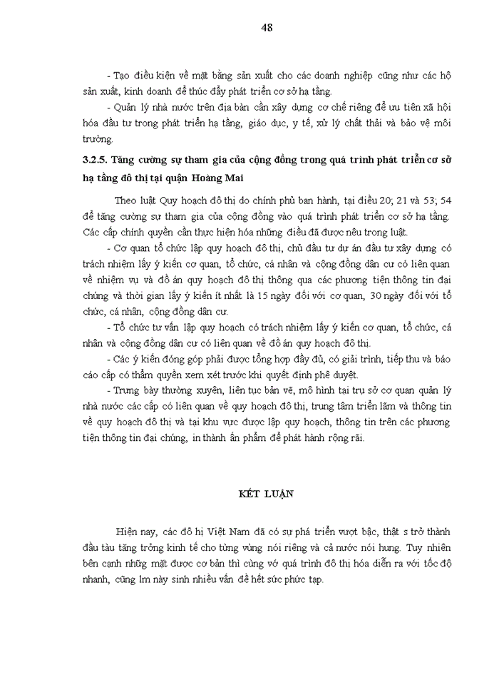 image for page Phát triển cơ sở hạ tầng kỹ thuật đô thị theo hướng bền vững trên địa bàn quận hoàng mai, thành phố hà nội