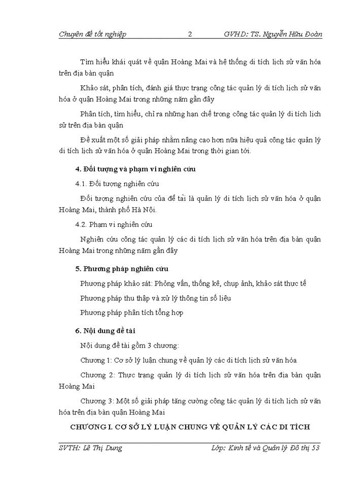 image for page Thực trạng và giải pháp tăng cường quản lý các di tích lịch sử văn hóa trên địa bàn quận hoàng mai, thành phố hà nội
