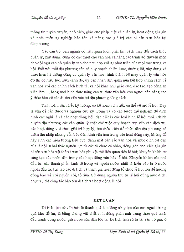 image for page Thực trạng và giải pháp tăng cường quản lý các di tích lịch sử văn hóa trên địa bàn quận hoàng mai, thành phố hà nội