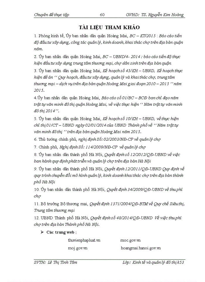 image for page Phát triển và quản lý hệ thống chợ trên địa   bàn quận hoàng mai: thực trạng và giải pháp