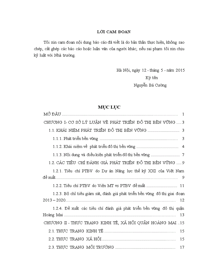 image for page Một số giải pháp phát triển đô thị bền vững trên địa bàn quận hoàng mai, thành phố hà nội