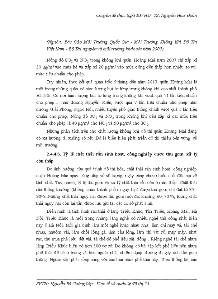 image for page Một số giải pháp phát triển đô thị bền vững trên địa bàn quận hoàng mai, thành phố hà nội