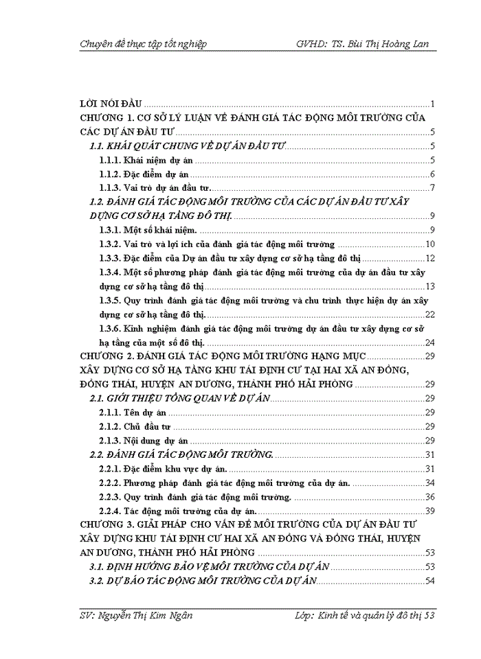 image for page Đánh giá tác động môi trường hạng mục cơ sở hạ tầng Dự án đầu tư xây dựng Khu tái định cư hai xã An Đồng, Đồng Thái, huyện An Dương, thành phố Hải Phòng.