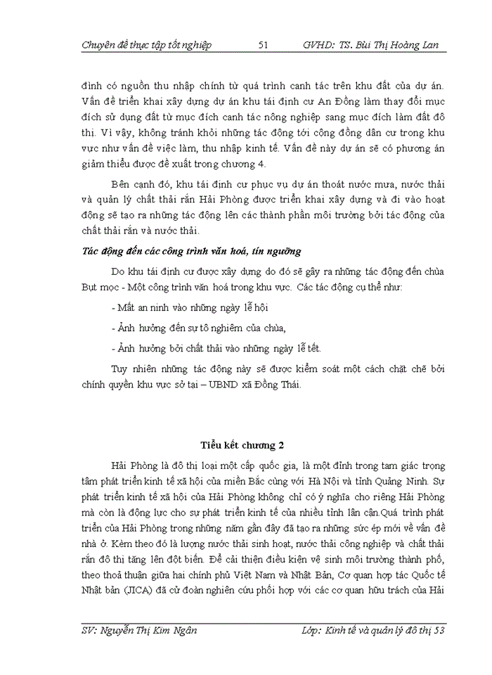 image for page Đánh giá tác động môi trường hạng mục cơ sở hạ tầng Dự án đầu tư xây dựng Khu tái định cư hai xã An Đồng, Đồng Thái, huyện An Dương, thành phố Hải Phòng.