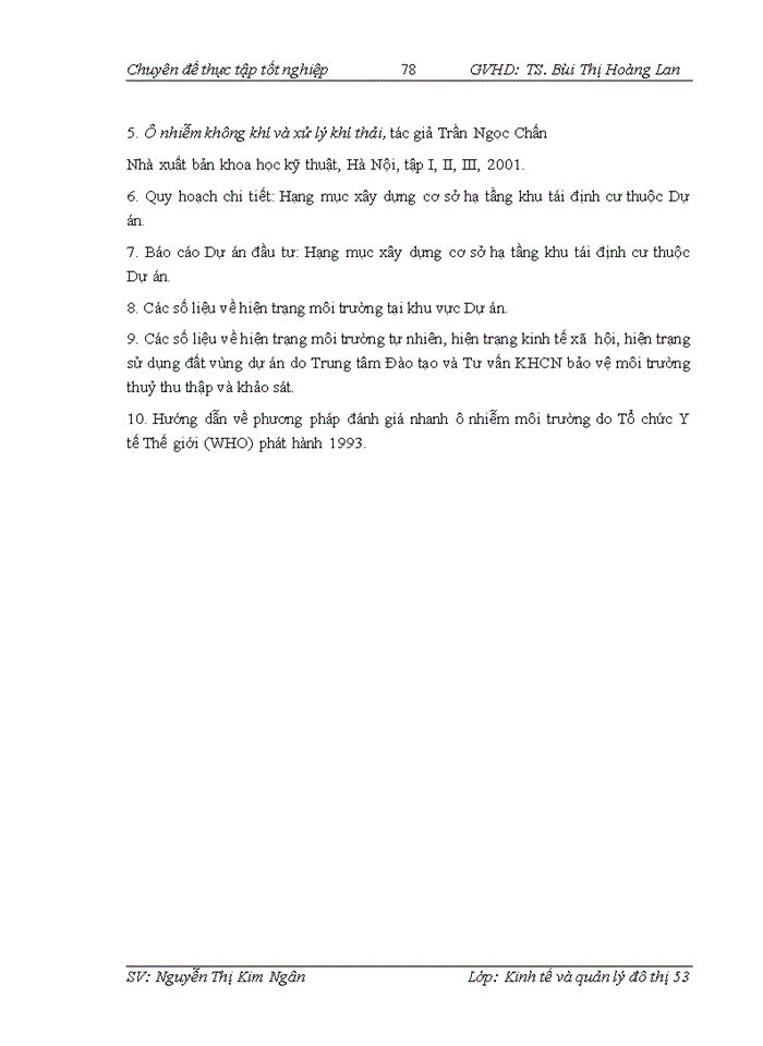 image for page Đánh giá tác động môi trường hạng mục cơ sở hạ tầng Dự án đầu tư xây dựng Khu tái định cư hai xã An Đồng, Đồng Thái, huyện An Dương, thành phố Hải Phòng.