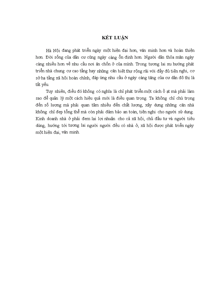 image for page Thực trạng vấn đề nhà ở thương mại trên địa bàn thành phố hà nội