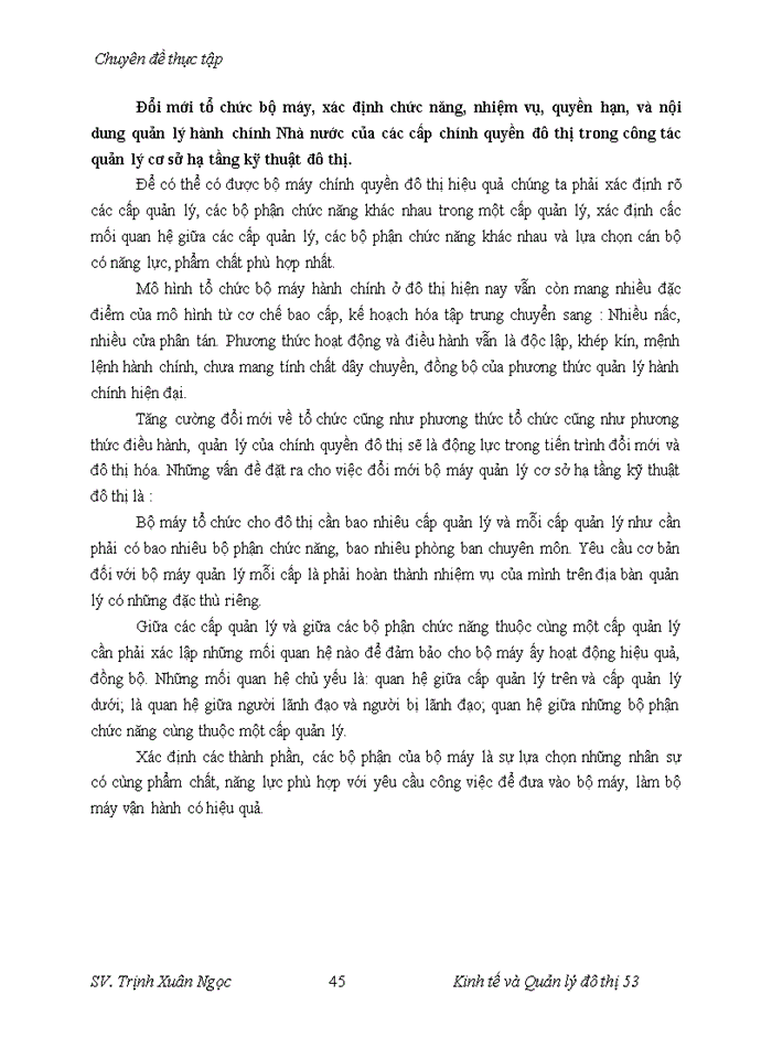 image for page Hoàn thiện công tác quản lý cơ sở hạ tầng đô thị tại phường Thanh Xuân Nam