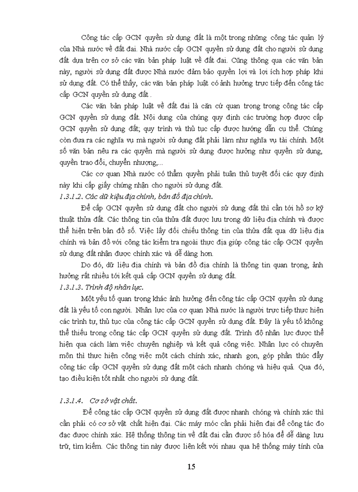 image for page Công tác cấp Giấy chứng nhận quyền sử dụng đất, quyền sở hữu nhà ở và tài sản gắn liền với đất tại Huyện Yên Phong, tỉnh Bắc Ninh giai đoạn 2013-2015