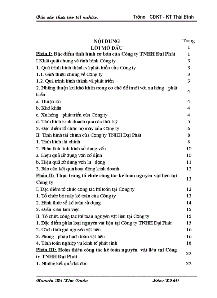 image for page Tổ chức công tác kế toán nguyên vật liệu