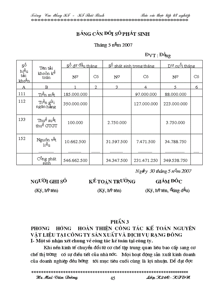 image for page Hoàn thiện công tác kế toán nguyên vật liệu công cụ dung cụ tại công ty sản xuất và dịch vụ Rạng Đông