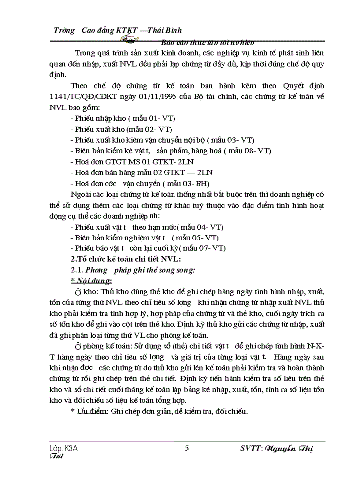 image for page Kế toán nguyên vật liệu trong doanh nghiệp sản xuất