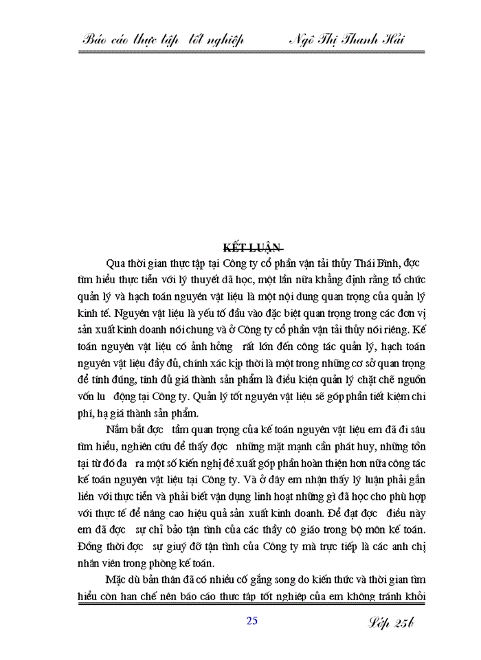 image for page Tổ chức công tác kế toán nguyên vật liệu