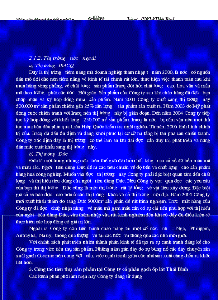 image for page Một số giải pháp nhằm mở rộng thị trường tiêu thụ sản phẩn “ tại Công ty cổ phần gạch ốp lát Thái Bình