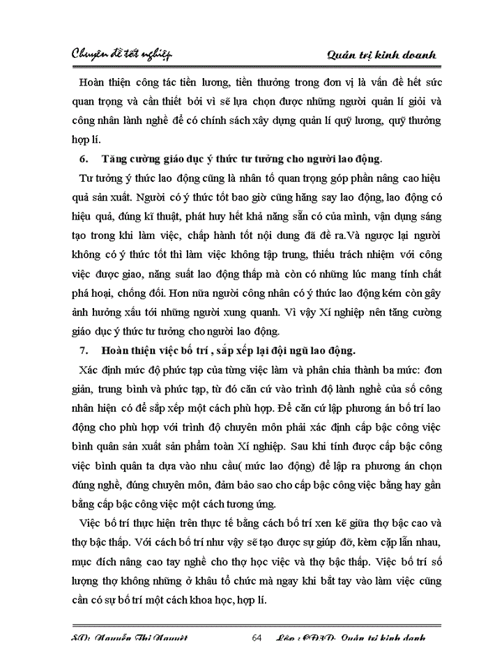 image for page Thực trạng và một số giải pháp hoàn thiện công tác xây dựng quản lý quỹ tiền lương, tiền thưởng nhằm góp phần nâng cao tính cạnh tranh của sản phẩm tại  Xí nghiệp cơ khí Phương Đông