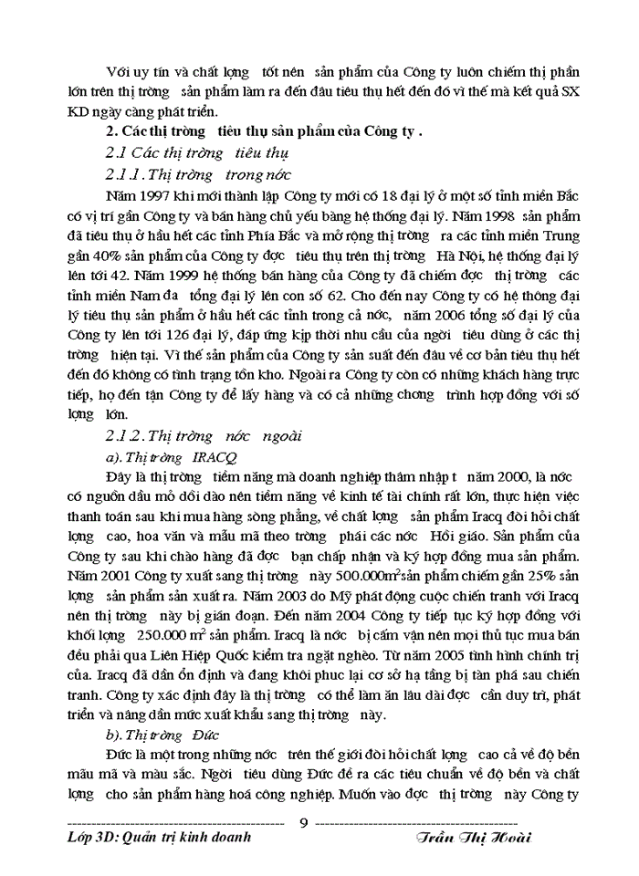 image for page Một số giải pháp nhằm mở rộng thị trường tiêu thụ sản phẩn tại Công ty cổ phần gạch ốp lát Thái Bình