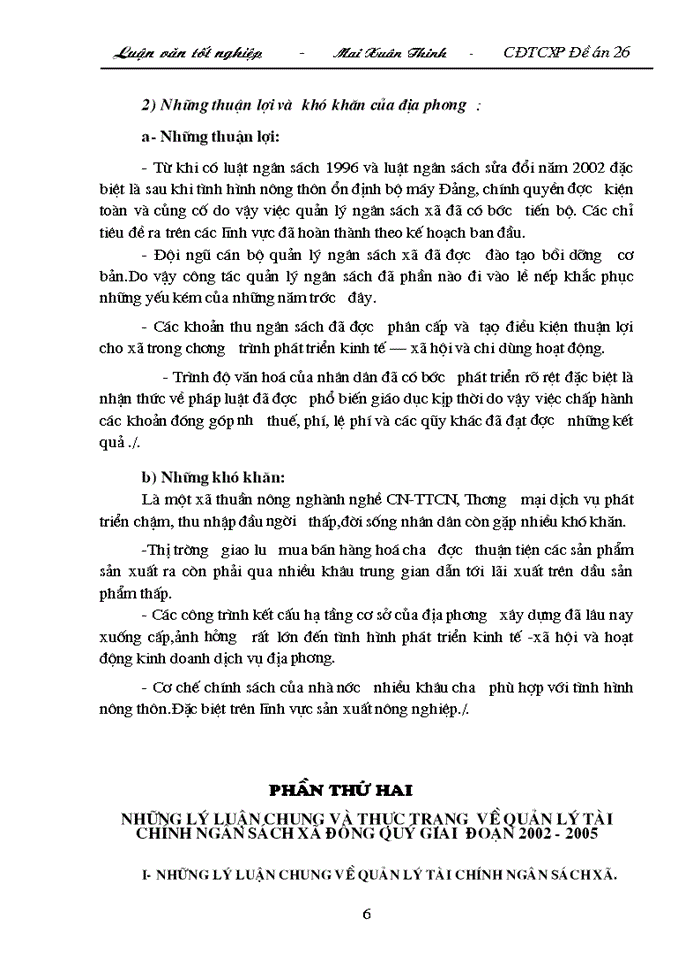 image for page Một số giải pháp nhằm tăng cường công tác quản lý thu ngân sách xã ở xã Đông Quý - huyện Tiền Hải