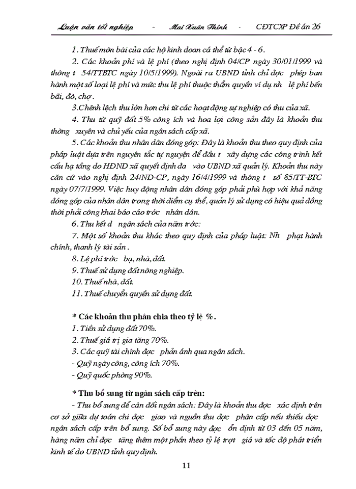image for page Một số giải pháp nhằm tăng cường công tác quản lý thu ngân sách xã ở xã Đông Quý - huyện Tiền Hải