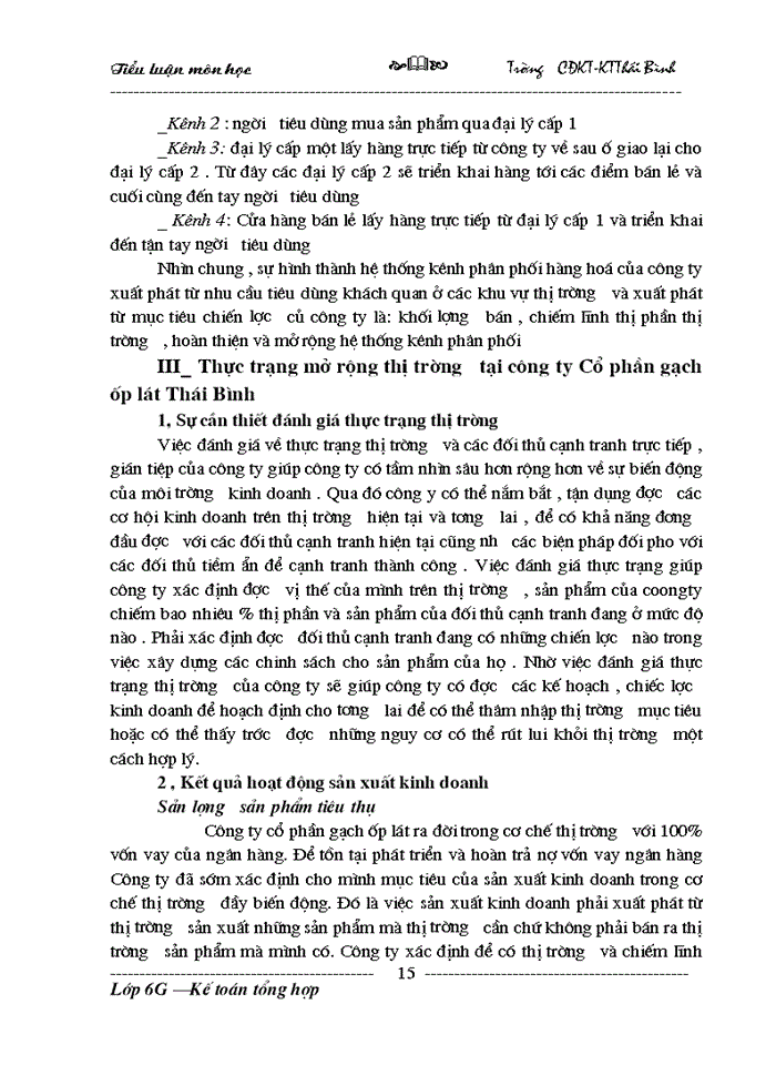 image for page Một số giải pháp nhằm mở rộng thị trường thúc đẩy tiêu thụ sản phẩn tại công ty cổ phần gạch ốp lát Thái Bình