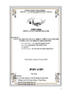 Cơ cấu quản lý và thực tiễn vận hành công ty cổ phần THÁI DƯƠNG