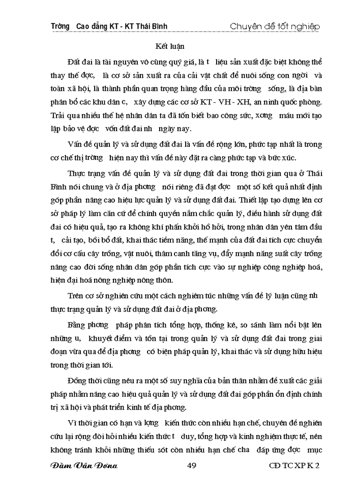 image for page Những giải pháp nhằm nâng cao hiệu quả quản lý sử dụng đất đai