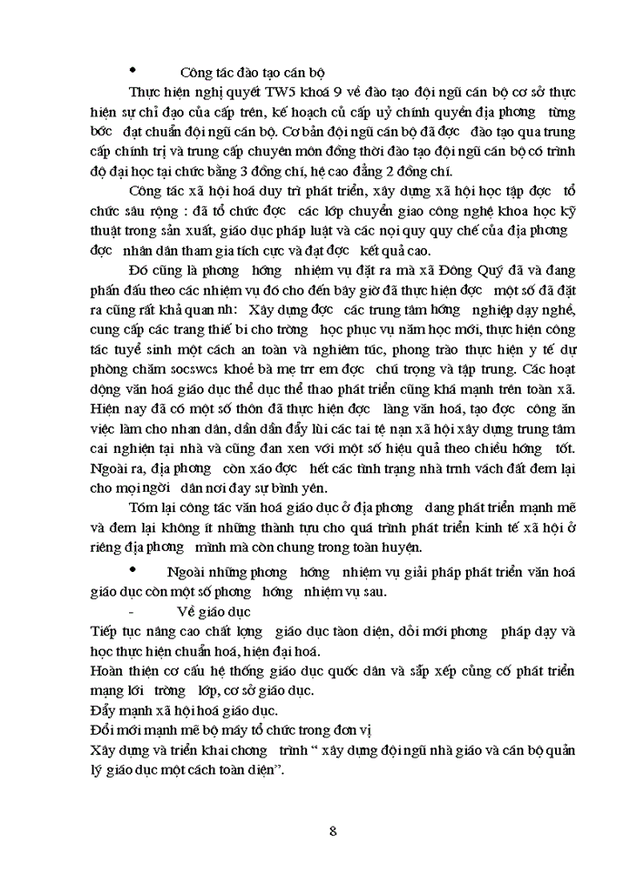 image for page Đảng bộ cơ sở với công tác phát triển văn hoá giáo dục tại Đảng bộ xã Đông Quý-Tiền Hải-Thái Bình