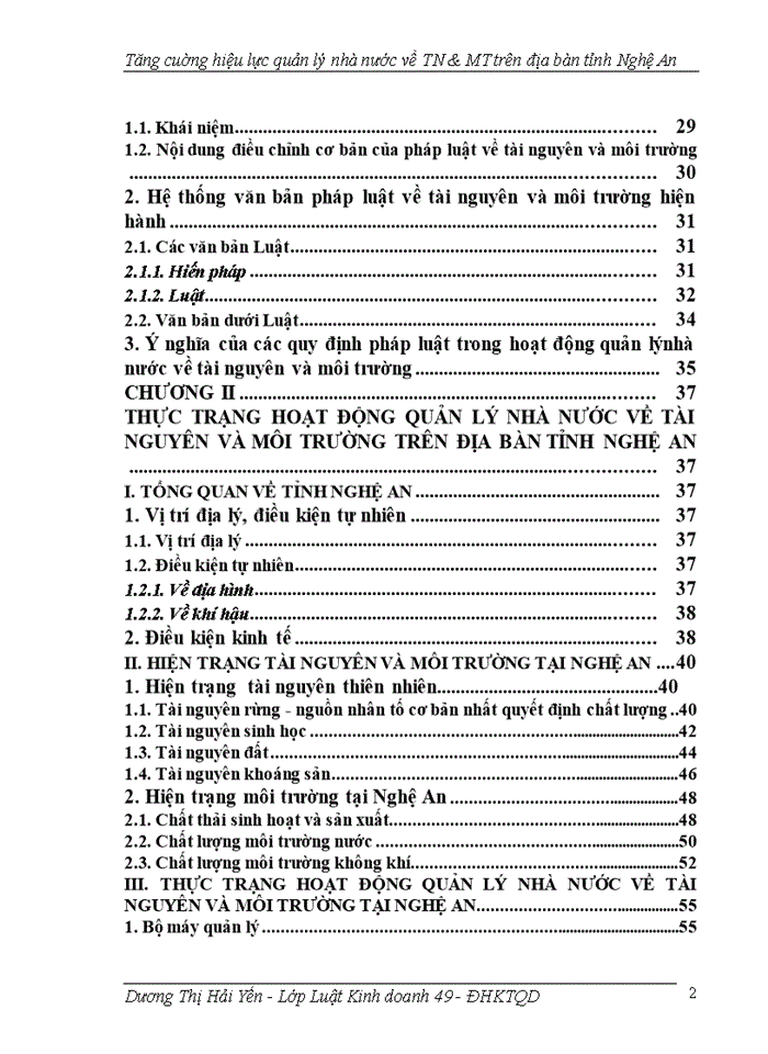 image for page Tăng cuờng hiệu lực quản lý nhà nước về TN & MT trên địa bàn tỉnh Nghệ An