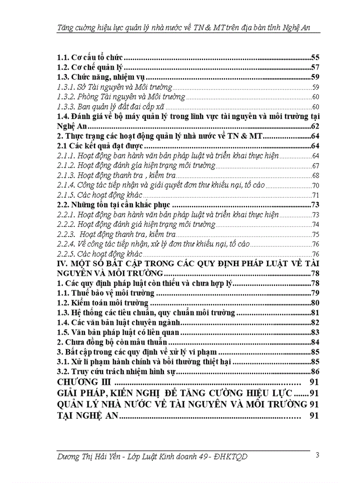 image for page Tăng cuờng hiệu lực quản lý nhà nước về TN & MT trên địa bàn tỉnh Nghệ An