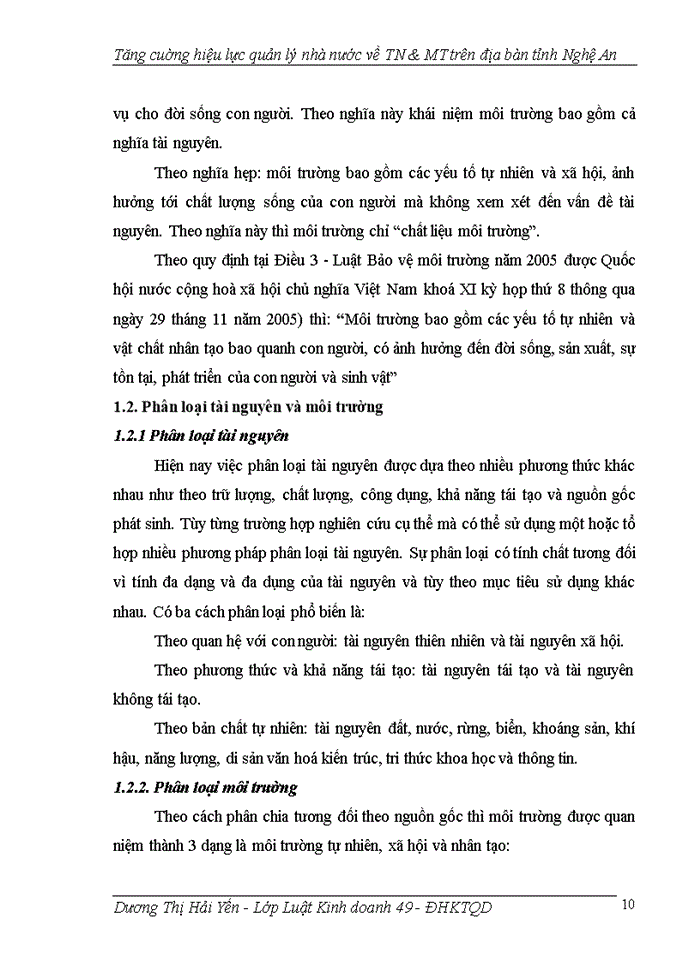 image for page Tăng cuờng hiệu lực quản lý nhà nước về TN & MT trên địa bàn tỉnh Nghệ An