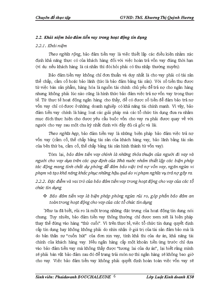 image for page Chế độ pháp lý và thực tiễn áp dụng các biện pháp bảo đảm tiền vay bằng tài sản tại Ngân hàng Liên doanh Lào-Việt