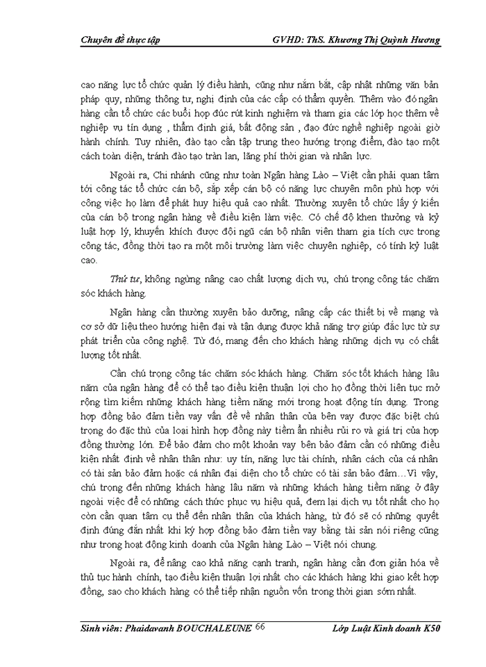 image for page Chế độ pháp lý và thực tiễn áp dụng các biện pháp bảo đảm tiền vay bằng tài sản tại Ngân hàng Liên doanh Lào-Việt