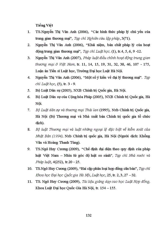 image for page Pháp luật Việt Nam về hợp đồng đại lý