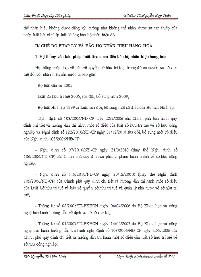 image for page Pháp luật về bảo hộ và thực thi quyền sở hữu trí tuệ đối với nhãn hiệu hàng hóa và thực tiễn áp dụng tại công ty trách nhiệm hữu hạn sở hữu trí tuệ HAVIP