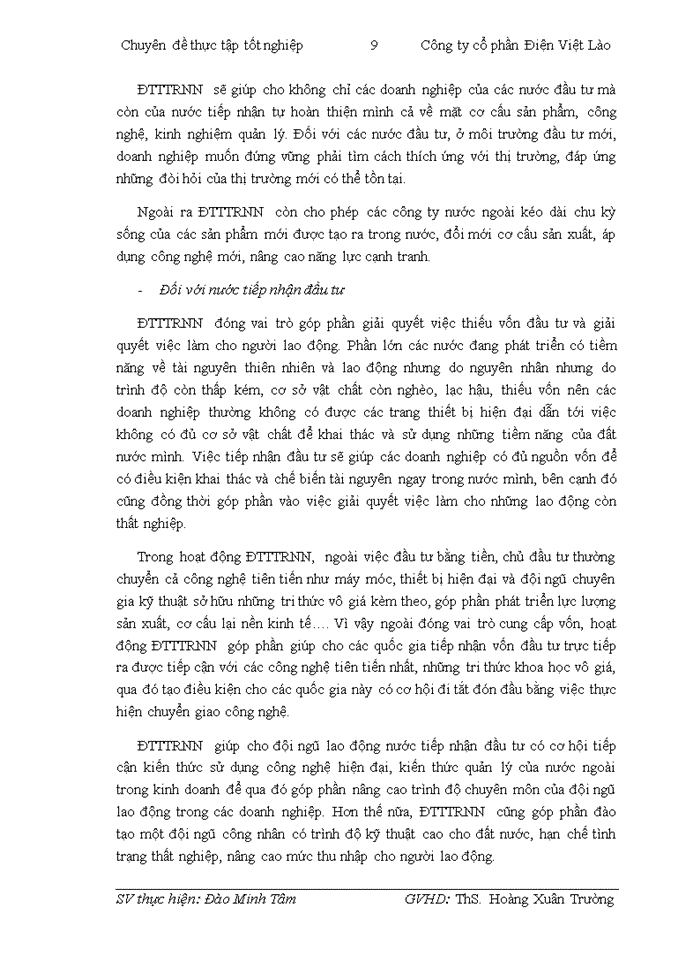 image for page Pháp luật Việt Nam về đầu tư trực tiếp ra nước ngoài và thực tiễn áp dụng tại công ty cổ phần Điện Việt Lào