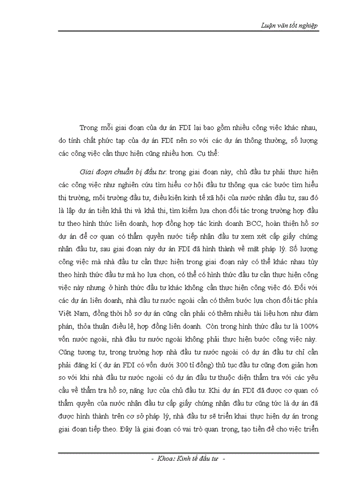 image for page Công tác chuẩn bị đầu tư của dự án FDI tại Việt nam: Thực trạng và giải pháp