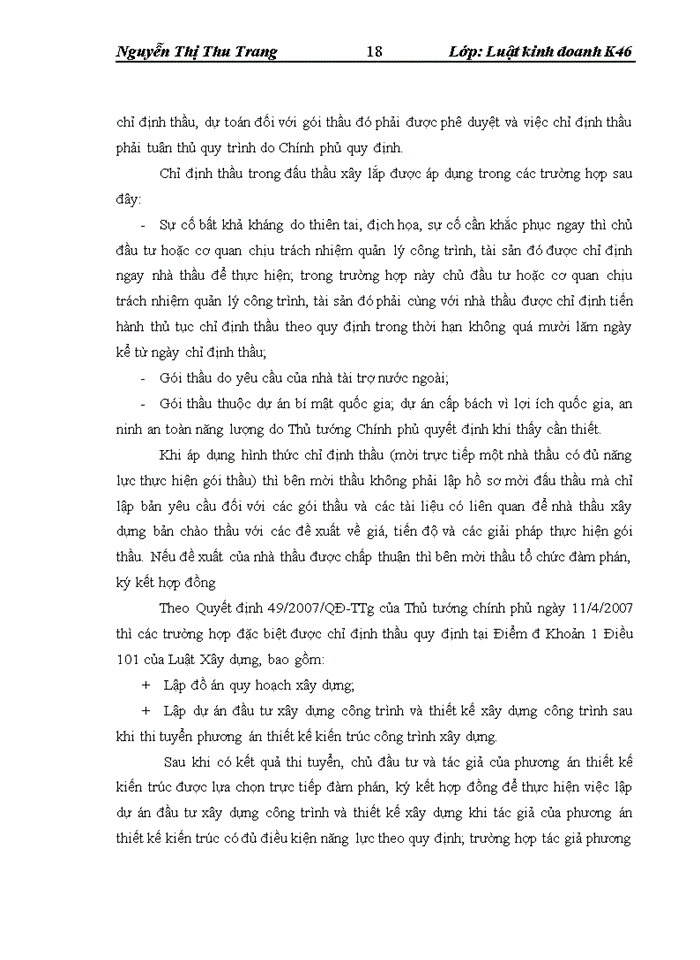 image for page Pháp luật về đấu thầu xây lắp và thực tiễn áp dụng trong dự án đầu tư xây dựng Trung tâm thương mại chợ Hôm – Đức Viên