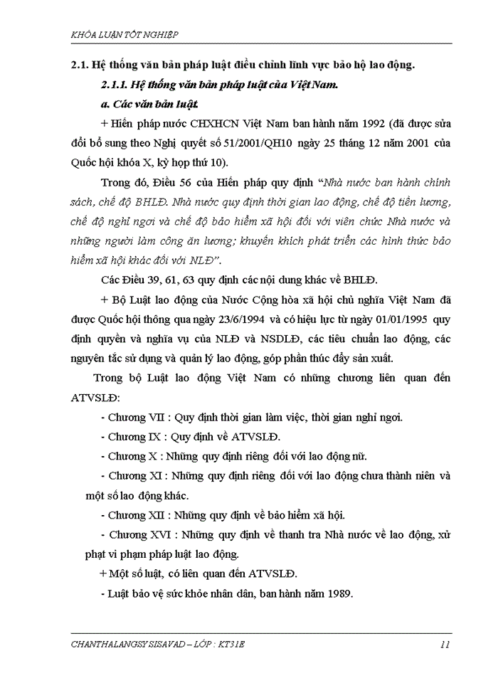 image for page Pháp luật về Bảo hộ lao động so sánh giữa pháp luật Việt Nam và và pháp luật CHDCND Lào
