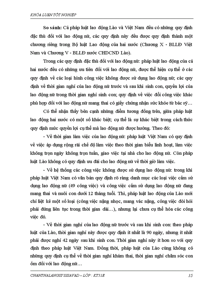 image for page Pháp luật về Bảo hộ lao động so sánh giữa pháp luật Việt Nam và và pháp luật CHDCND Lào