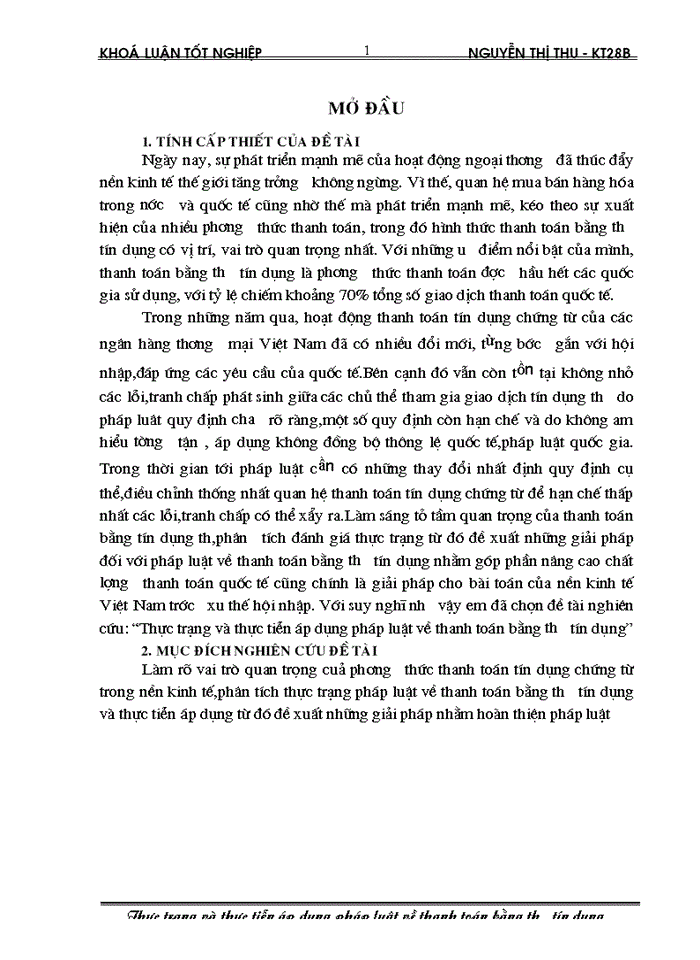 image for page Thực trạng và thực tiễn áp dụng pháp luật về thanh toán bằng thư tín dụng