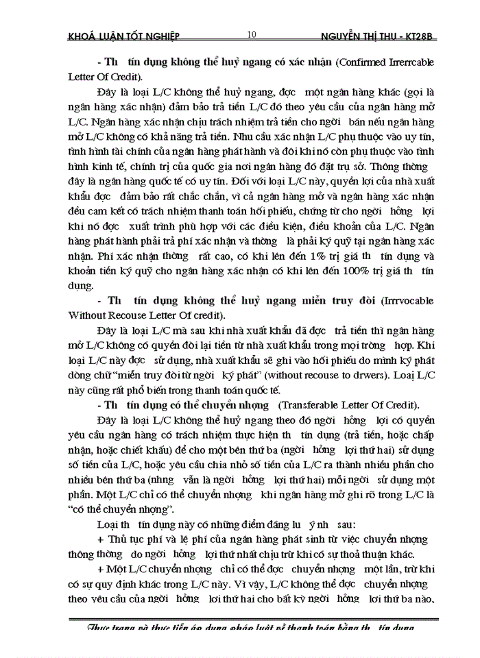 image for page Thực trạng và thực tiễn áp dụng pháp luật về thanh toán bằng thư tín dụng