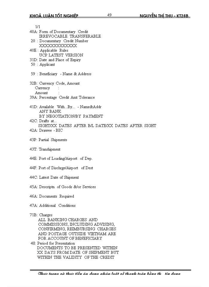 image for page Thực trạng và thực tiễn áp dụng pháp luật về thanh toán bằng thư tín dụng