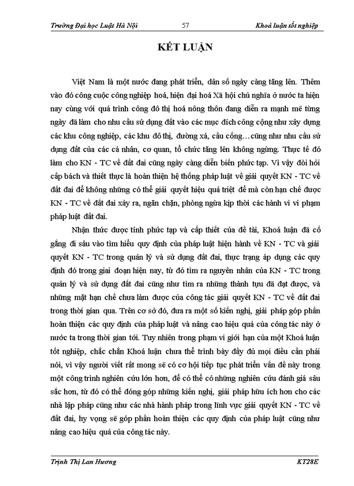 image for page Pháp luật về giải quyết khiếu nại, tố cáo trong lĩnh vực quản lý và sử dụng đất đai