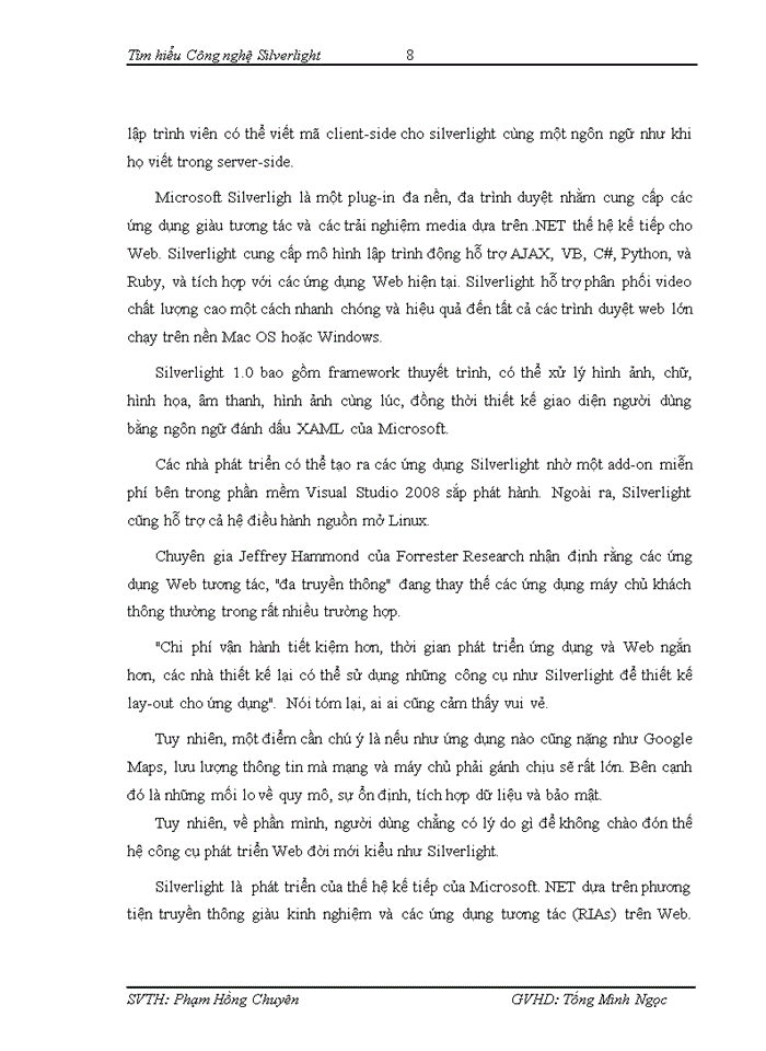 image for page Tìm hiểu công nghệ Silverlight