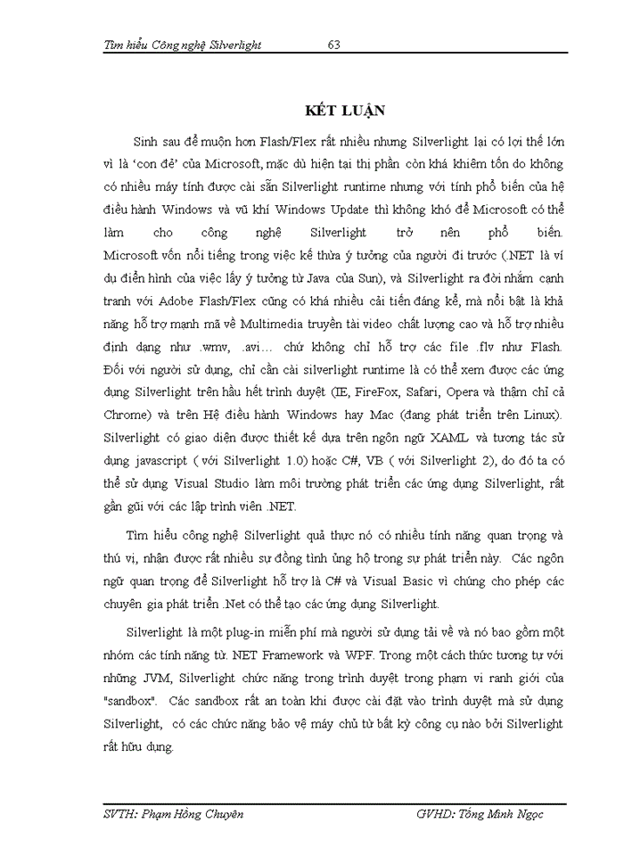 image for page Tìm hiểu công nghệ Silverlight