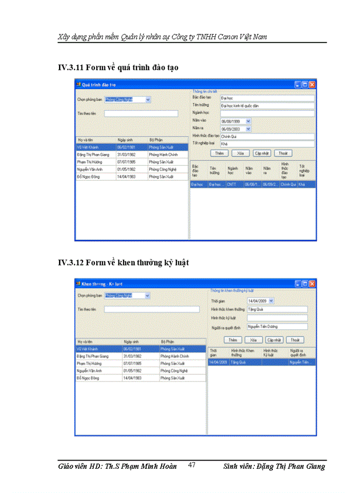 image for page Xây dựng phần mềm Quản lý nhân sự Công ty TNHH Canon Việt Nam